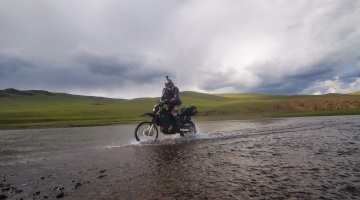 La route des steppes et lacs